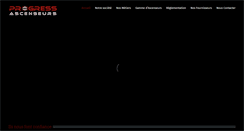 Desktop Screenshot of progress-ascenseurs.com